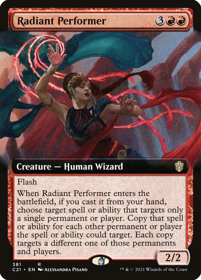 Radiant Performer - [Extended Art] Commander 2021 (C21)