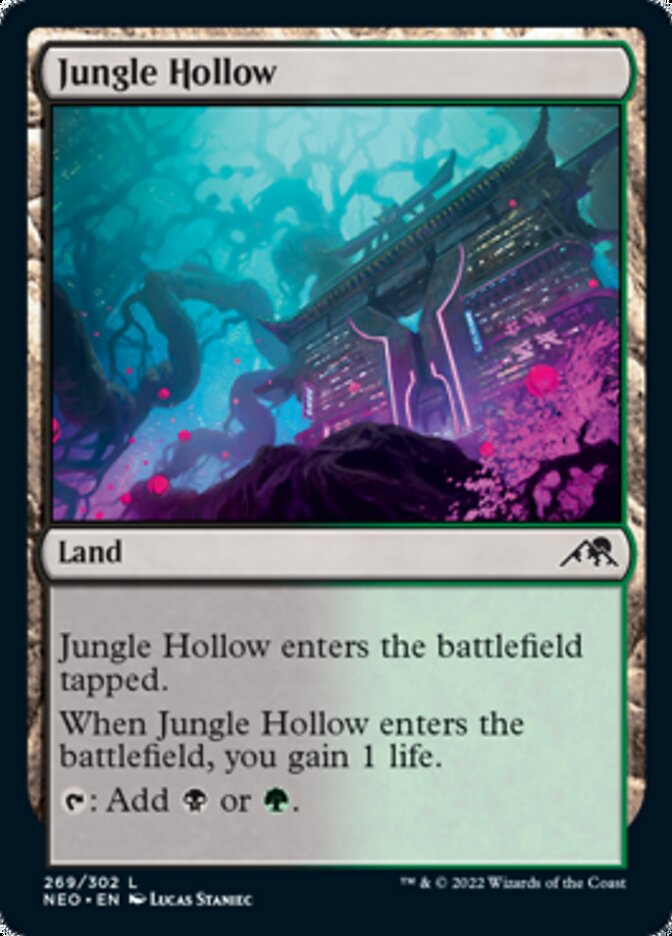 Jungle Hollow - [Foil] Kamigawa: Neon Dynasty (NEO)