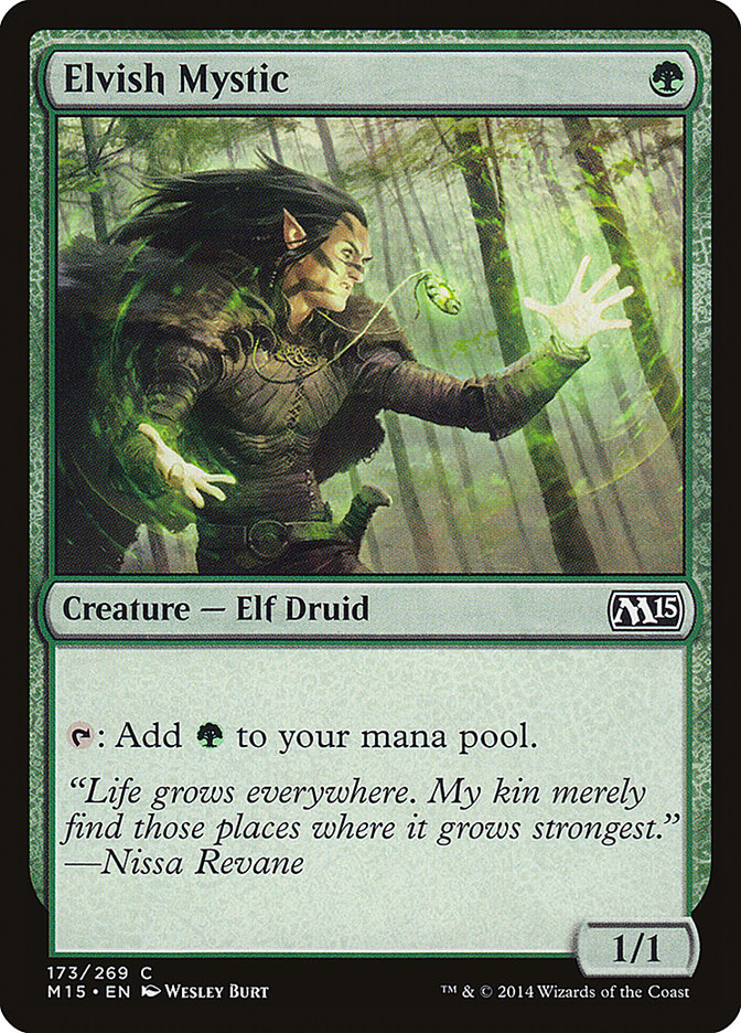 Elvish Mystic - [Foil] Magic 2015 (M15)