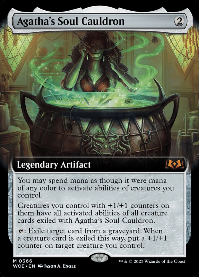 Agatha's Soul Cauldron - [Extended Art] Wilds of Eldraine (WOE)