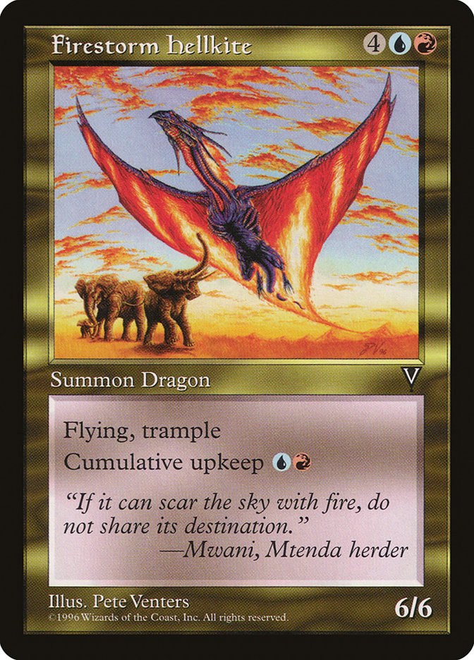 Firestorm Hellkite - Visions (VIS)