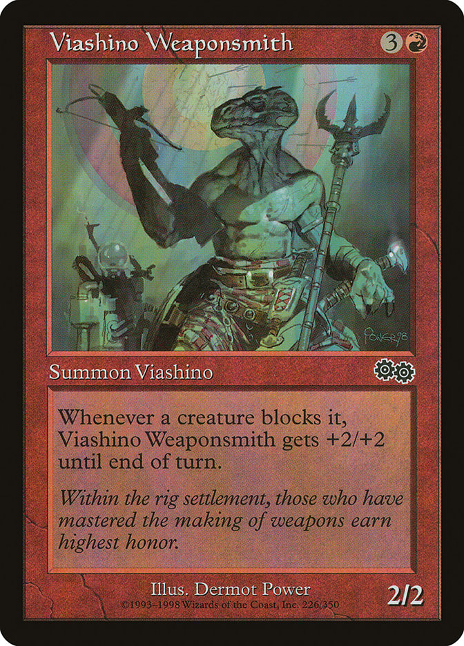 Viashino Weaponsmith - [Retro Frame] Urza's Saga (USG)