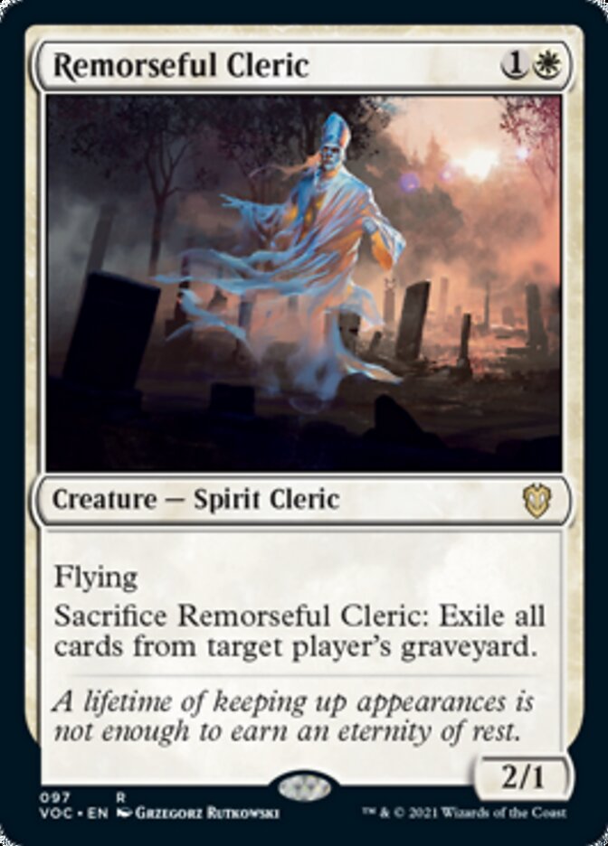 Remorseful Cleric - [Foil] Crimson Vow Commander (VOC)