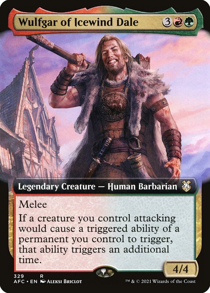 Wulfgar of Icewind Dale - [Extended Art] Forgotten Realms Commander (AFC)