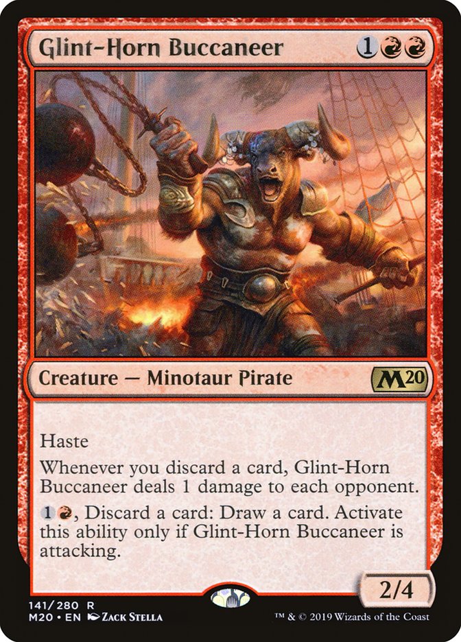 Glint-Horn Buccaneer - [Foil] Core Set 2020 (M20)