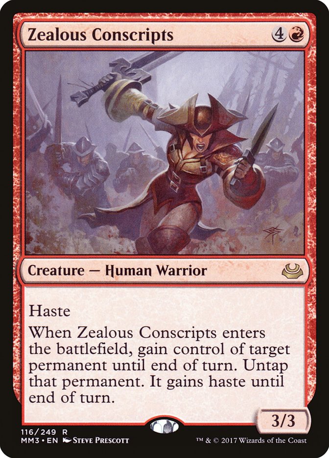 Zealous Conscripts - Modern Masters 2017 (MM3)