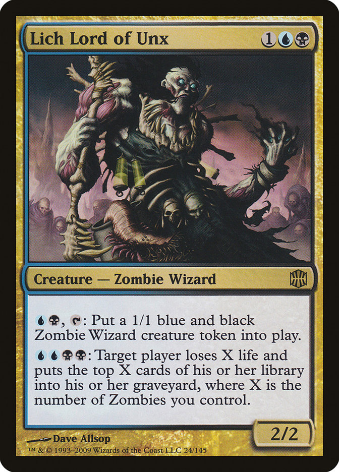 Lich Lord of Unx - [Foil] Alara Reborn (ARB)