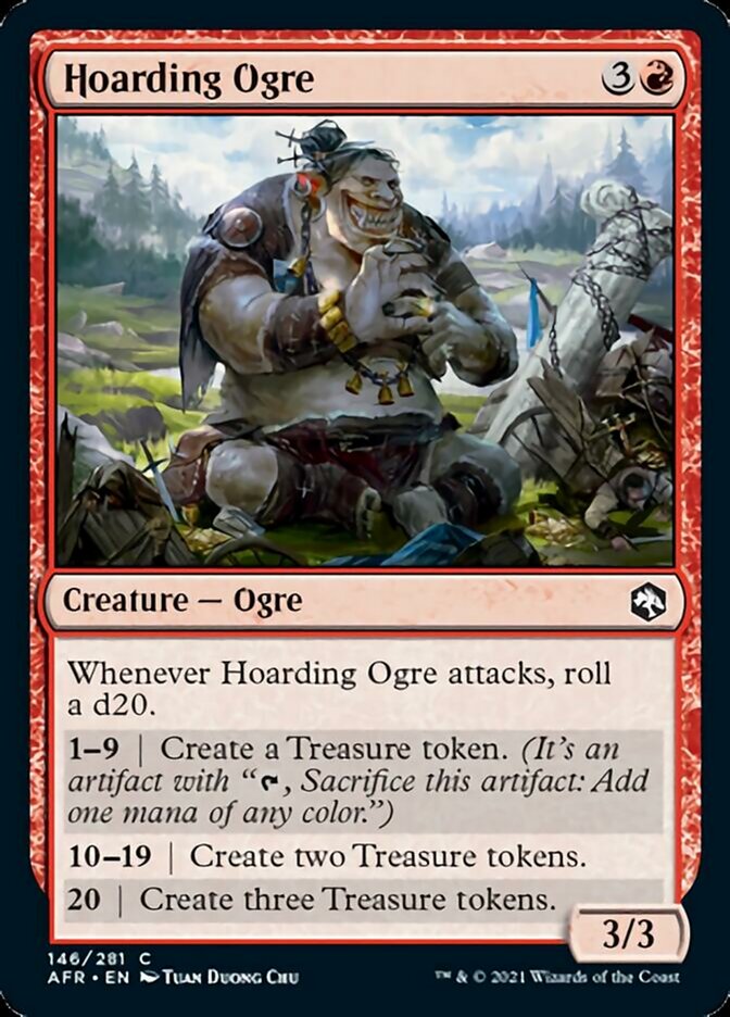 Hoarding Ogre - [Foil] Adventures in the Forgotten Realms (AFR)