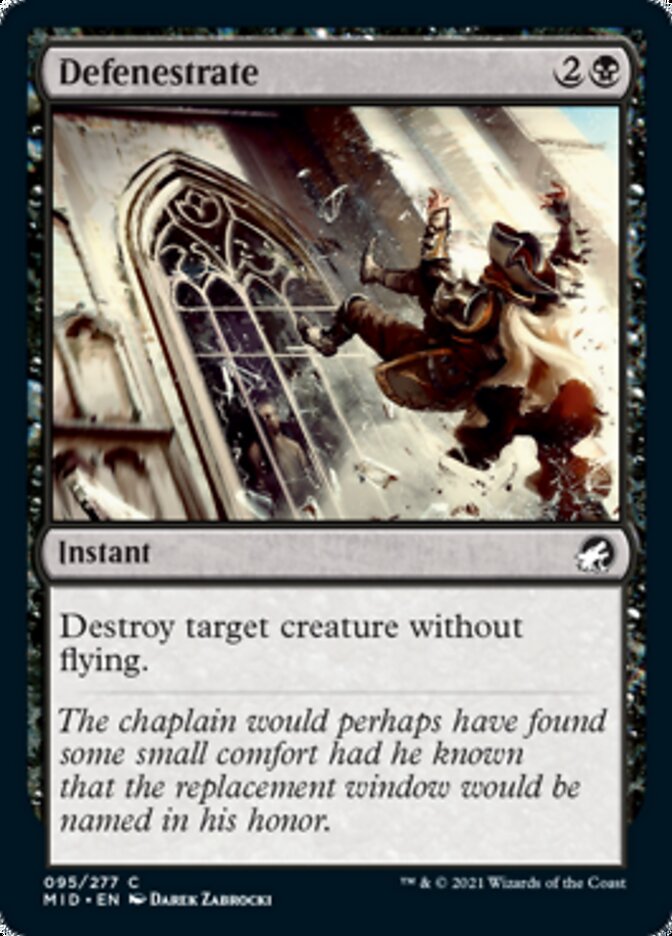 Defenestrate - [Foil] Innistrad: Midnight Hunt (MID)