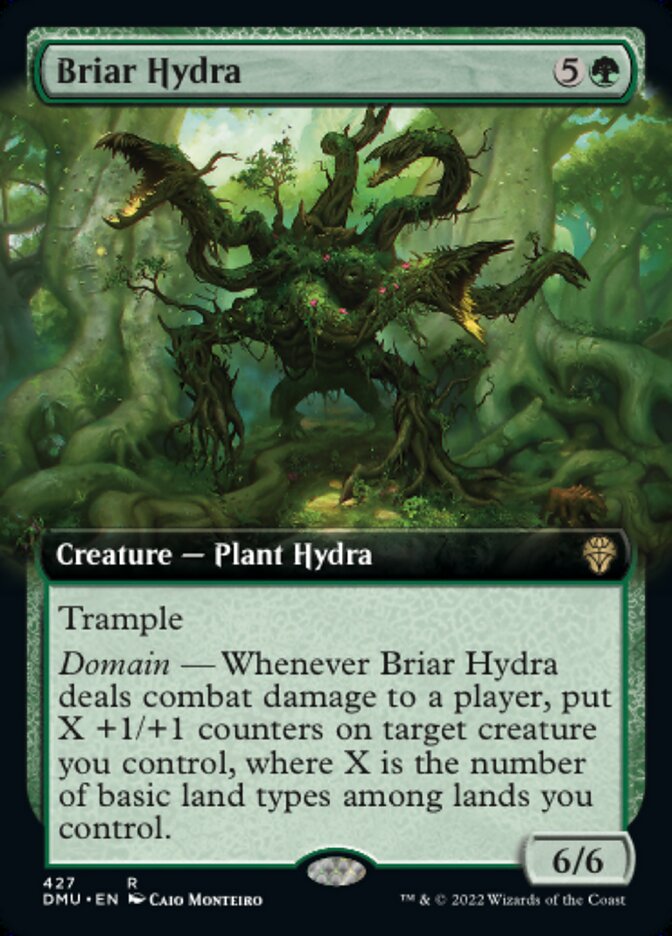 Briar Hydra - [Foil, Extended Art] Dominaria United (DMU)