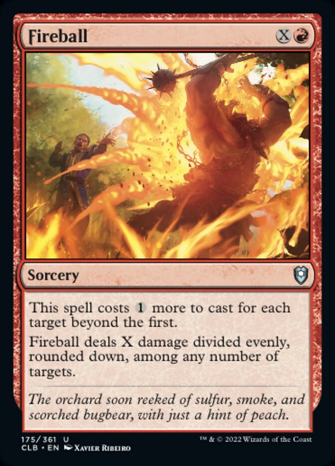 Fireball - [Foil] Commander Legends: Battle for Baldur's Gate (CLB)
