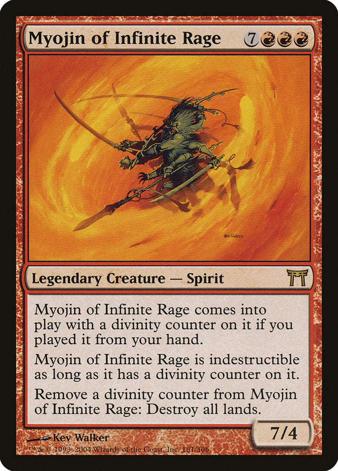 Myojin of Infinite Rage - [Foil] Champions of Kamigawa (CHK)