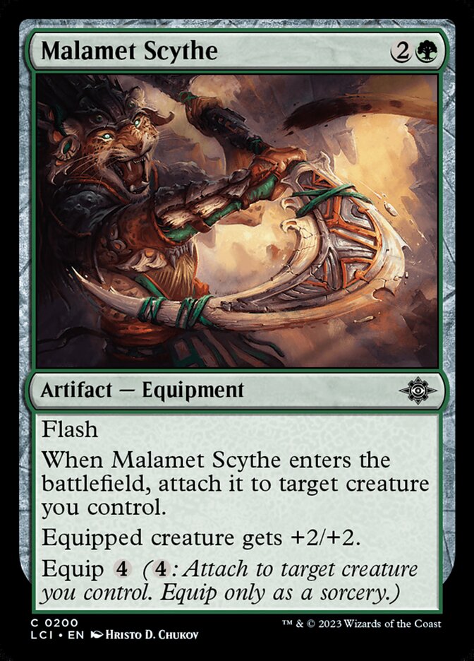 Malamet Scythe - [Foil] The Lost Caverns of Ixalan (LCI)