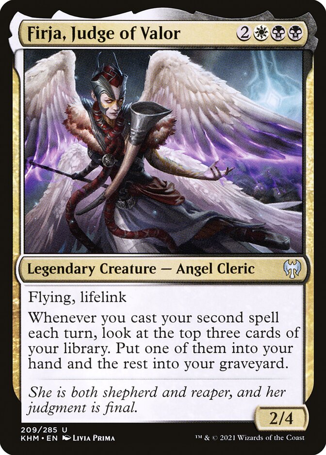 Firja, Judge of Valor - [Foil] Kaldheim (KHM)