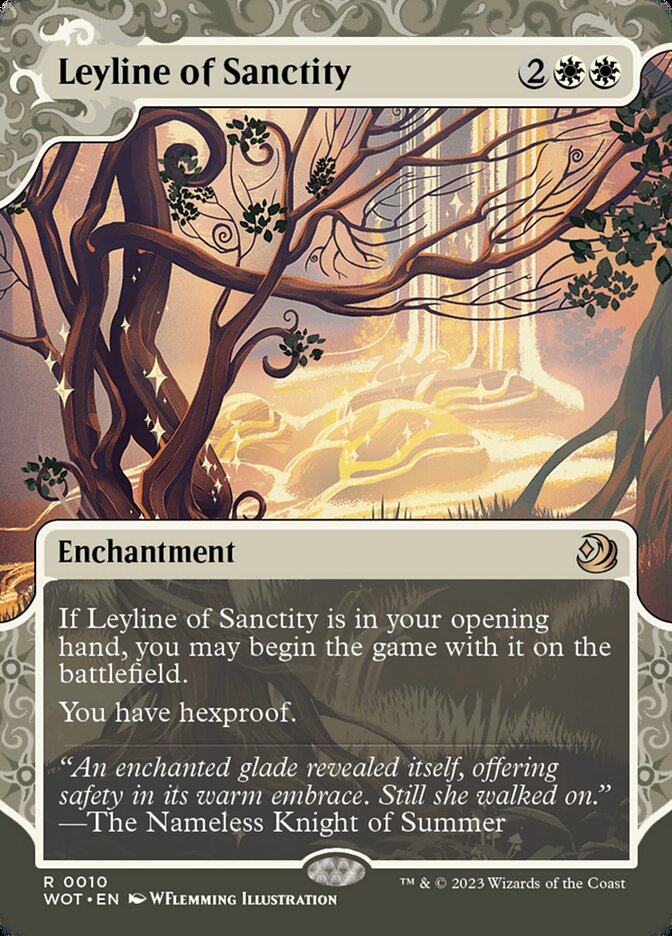 Leyline of Sanctity - [Showcase] Wilds of Eldraine: Enchanting Tales (WOT)