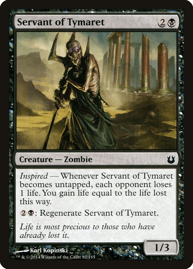 Servant of Tymaret - [Foil] Born of the Gods (BNG)