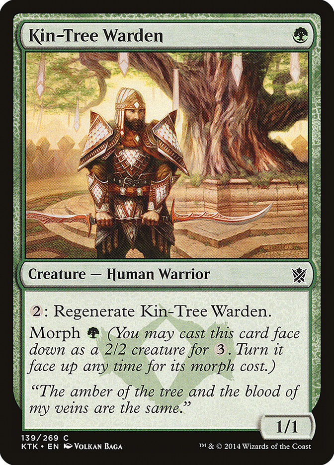 Kin-Tree Warden - [Foil] Khans of Tarkir (KTK)
