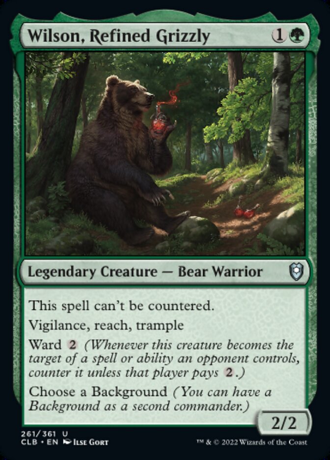 Wilson, Refined Grizzly - [Foil] Commander Legends: Battle for Baldur's Gate (CLB)