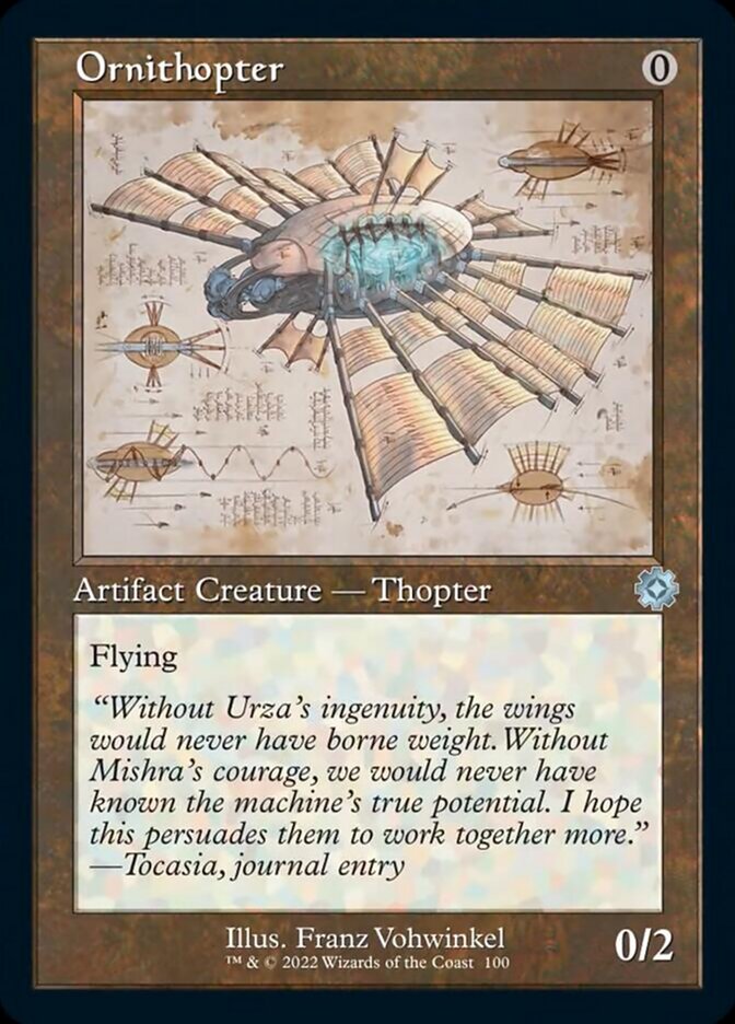 Ornithopter - [Schematic] The Brothers' War Retro Artifacts (BRR)
