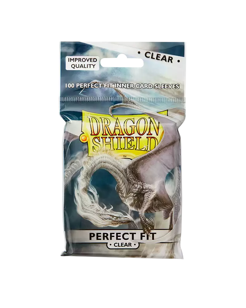 Dragon Shield Perfect Fit Inner Sleeves - Clear (100 Count)