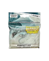 Dragon Shield Perfect Fit Inner Sleeves - Sideloaders Clear (100 Count)