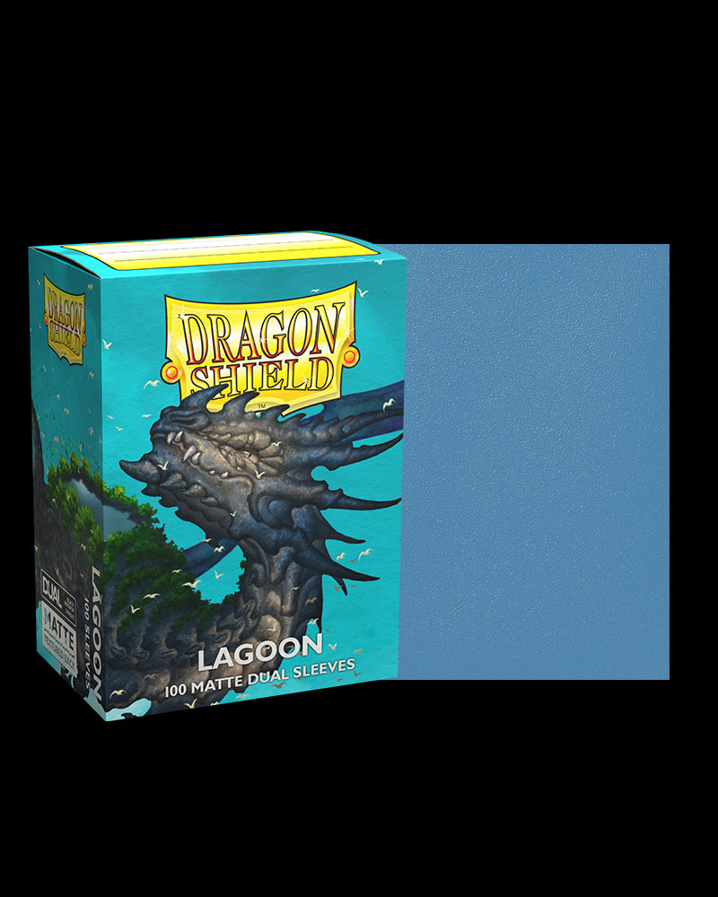 Dragon Shield Deck Protector Sleeves - Matte Dual Lagoon (100 Count)
