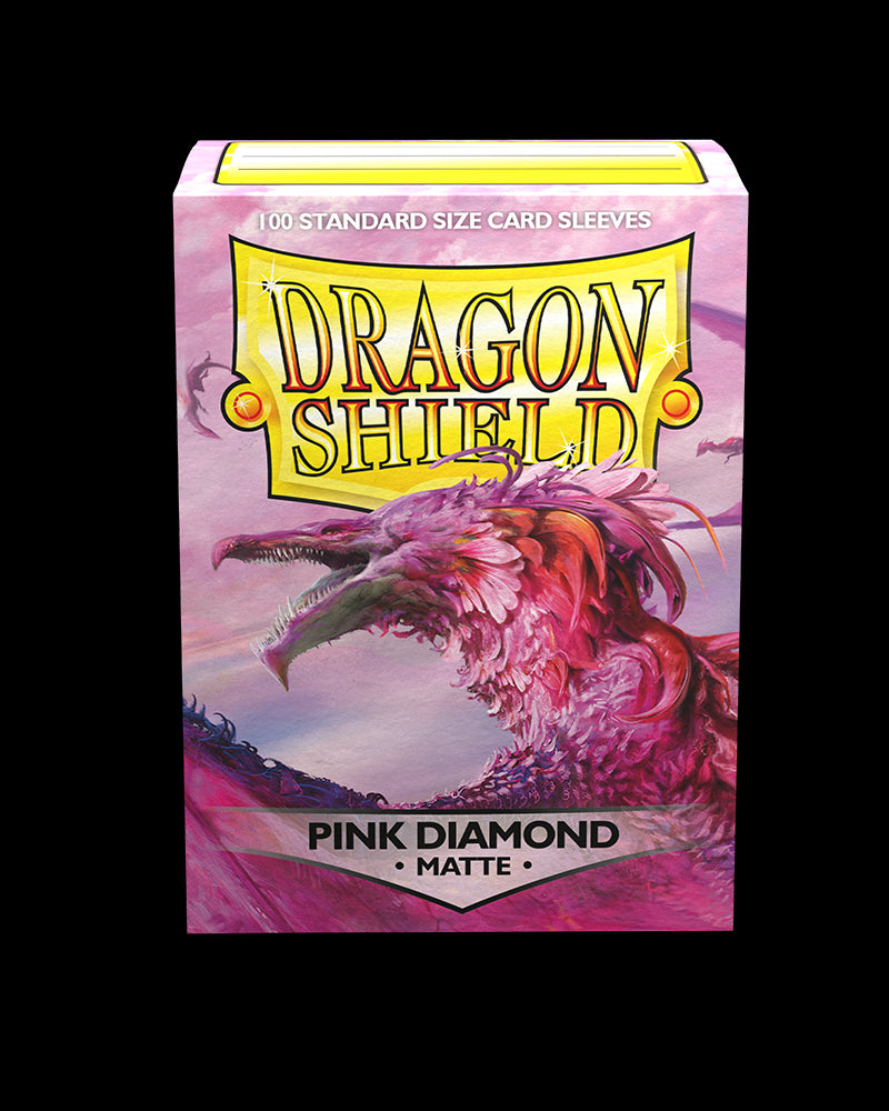 Dragon Shield Deck Protector Sleeves - Matte Pink Diamond (100 Count)
