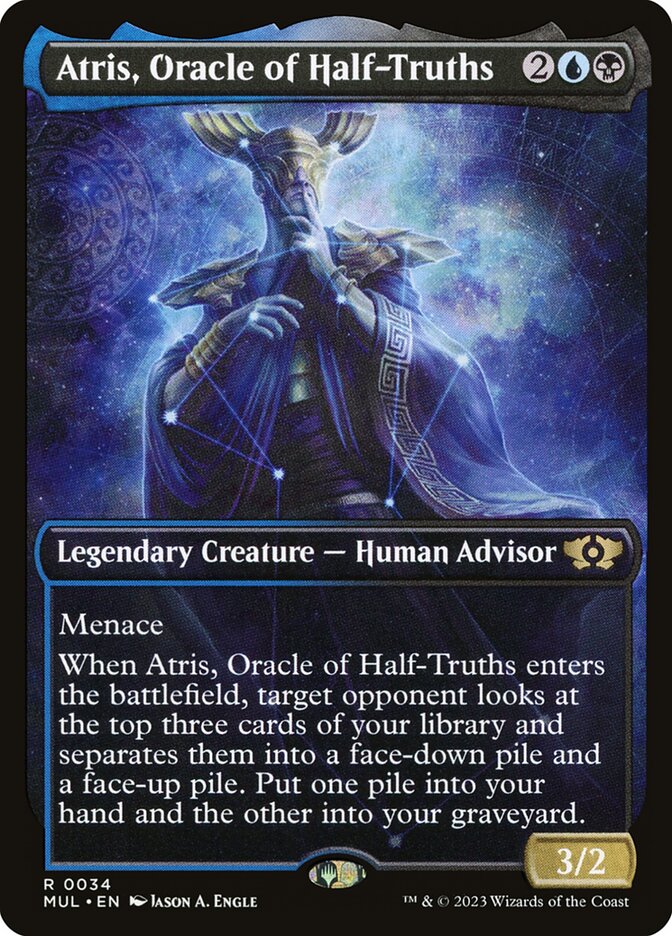 Atris, Oracle of Half-Truths - [Showcase] Multiverse Legends (MUL)