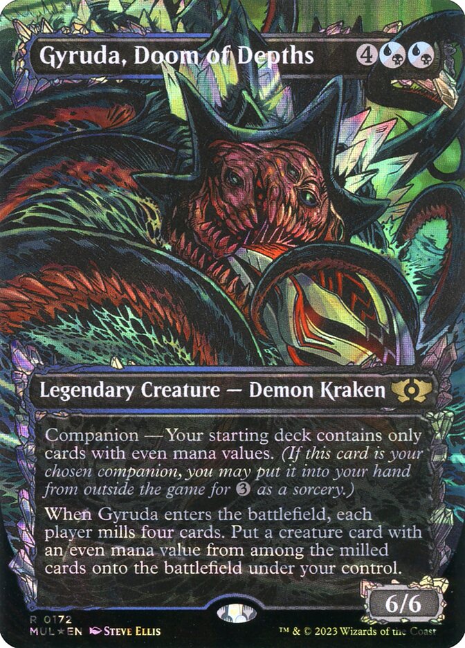 Gyruda, Doom of Depths - [Halo Foil, Showcase] Multiverse Legends (MUL)