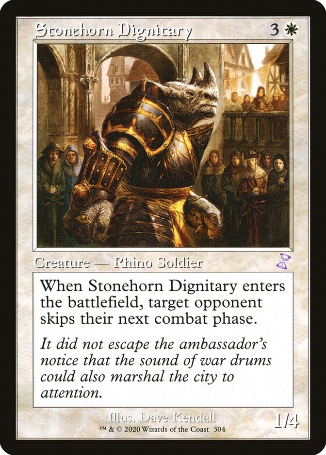 Stonehorn Dignitary - [Foil, Retro Frame] Time Spiral Remastered (TSR)