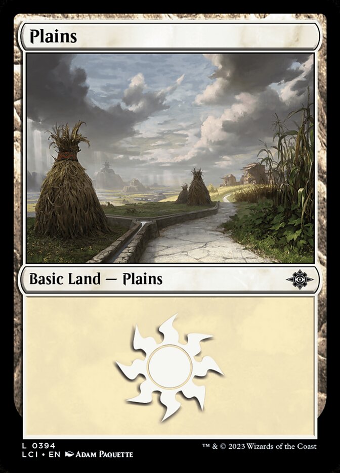 Plains (394) - [Foil] The Lost Caverns of Ixalan (LCI)