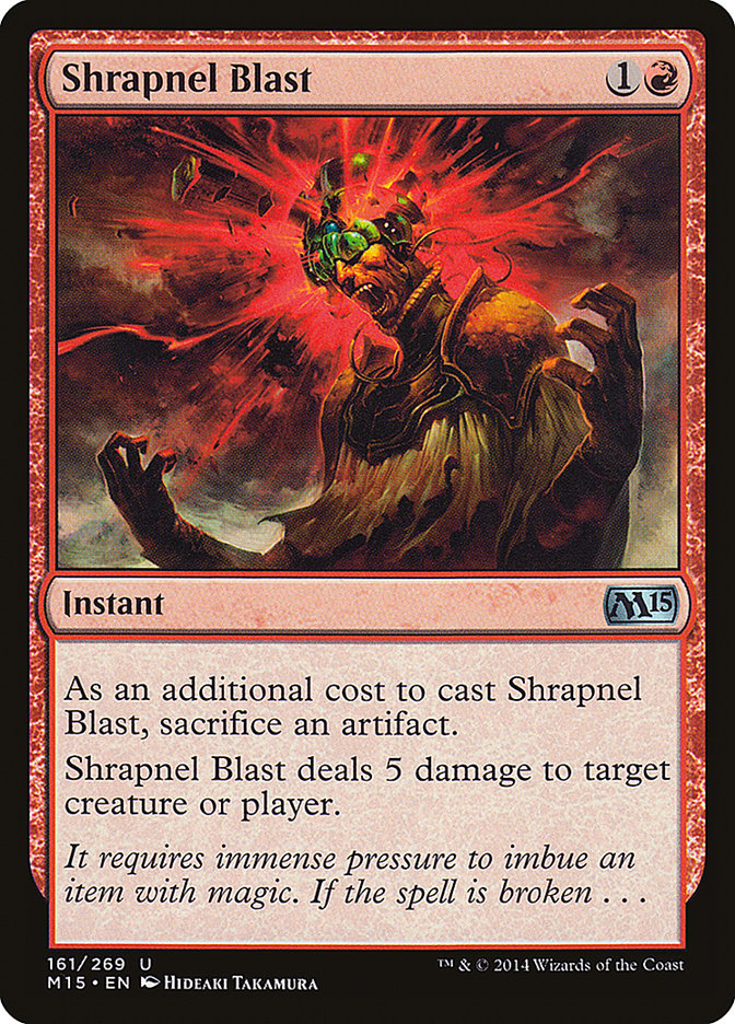 Shrapnel Blast - [Foil] Magic 2015 (M15)
