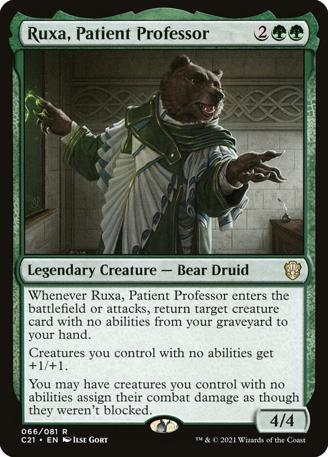 Ruxa, Patient Professor - Commander 2021 (C21)
