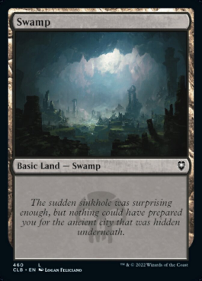 Swamp (460) - [Foil] Commander Legends: Battle for Baldur's Gate (CLB)
