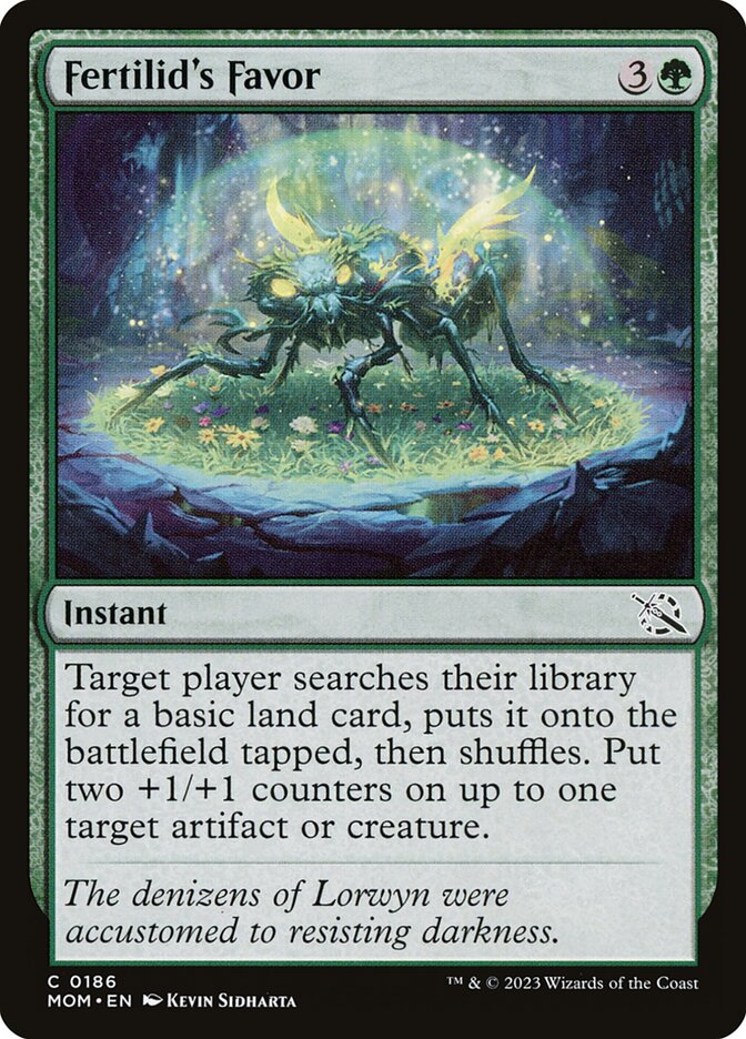 Fertilid's Favor - [Foil] March of the Machine (MOM)