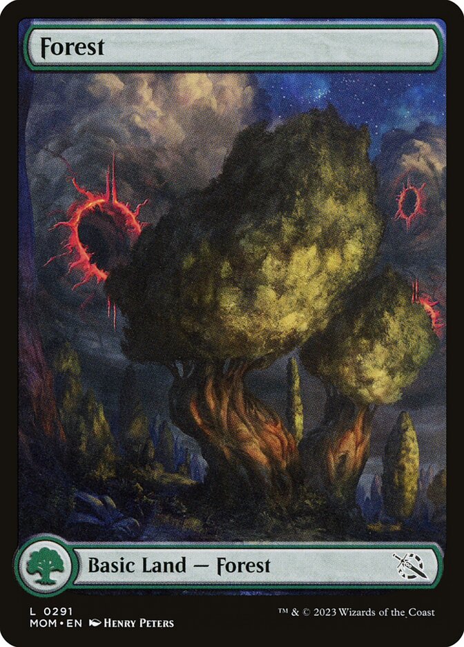 Forest (291) - [Full Art] March of the Machine (MOM)