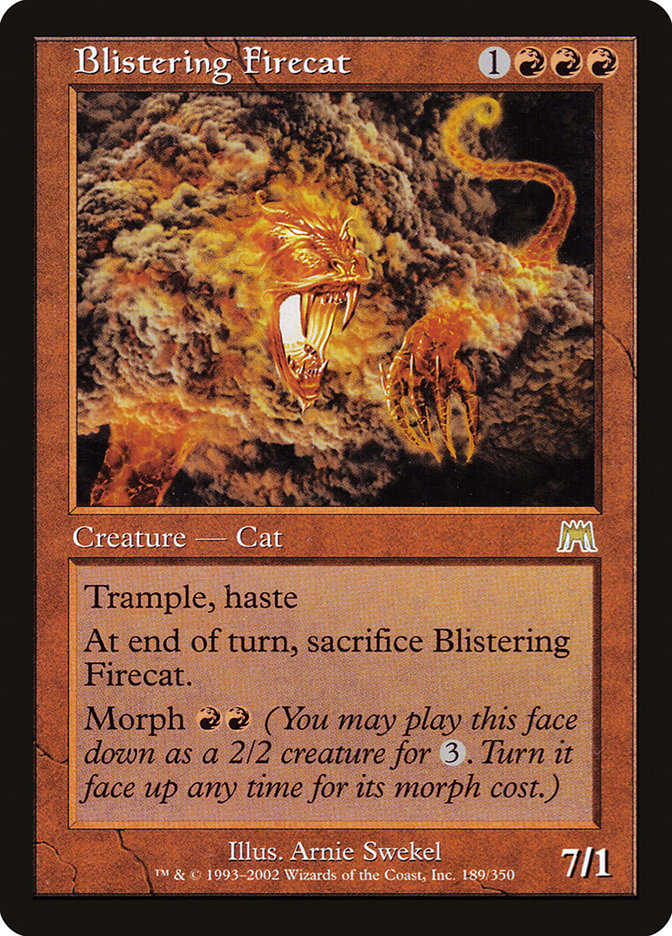 Blistering Firecat - [Retro Frame] Onslaught (ONS)