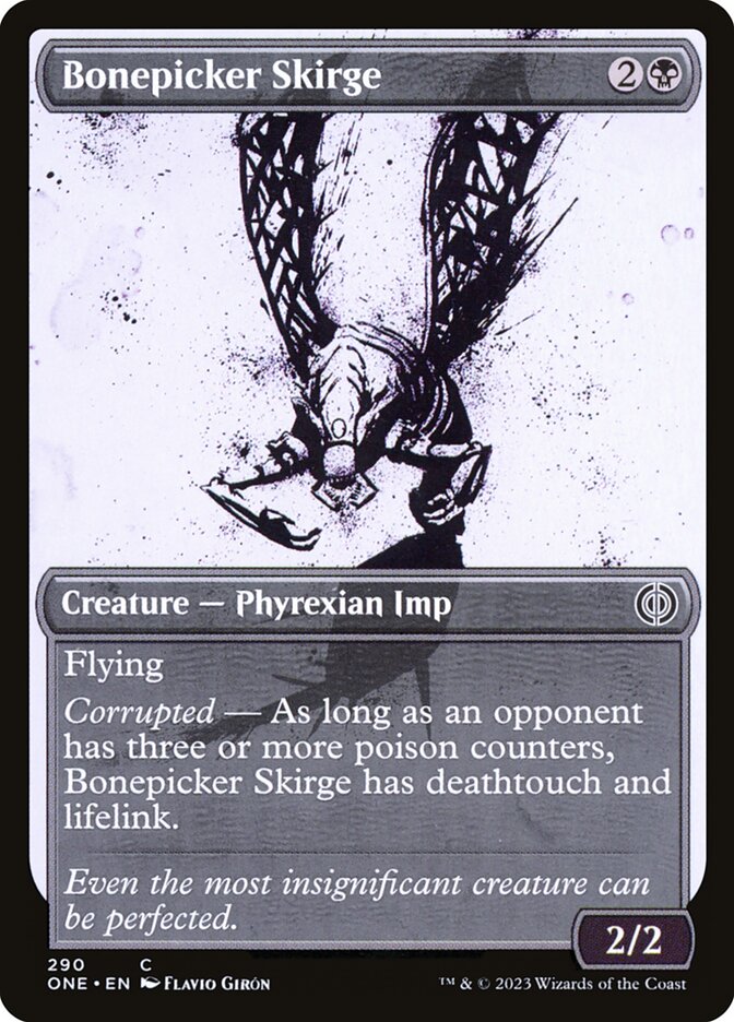 Bonepicker Skirge - [Foil, Showcase] Phyrexia: All Will Be One (ONE)
