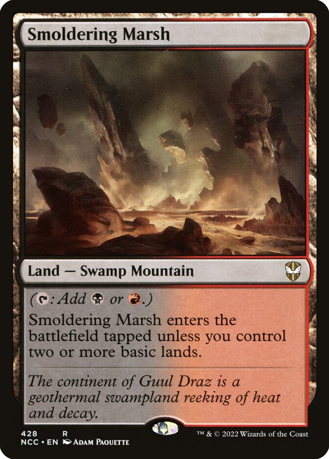 Smoldering Marsh - [Foil] New Capenna Commander (NCC)