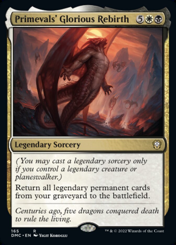 Primevals' Glorious Rebirth - Dominaria United Commander (DMC)