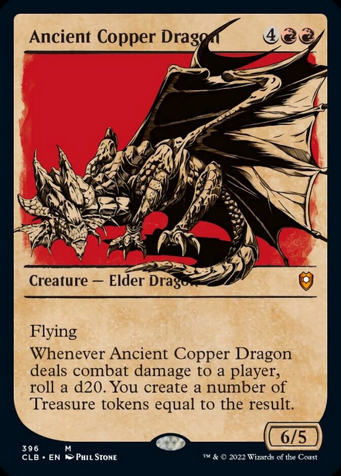 Ancient Copper Dragon - [Foil, Showcase] Commander Legends: Battle for Baldur's Gate (CLB)