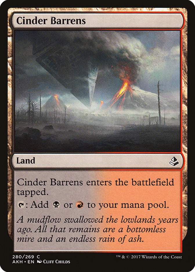 Cinder Barrens - Amonkhet (AKH)