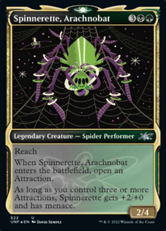 Spinnerette, Arachnobat - [Galaxy Foil, Showcase] Unfinity (UNF)