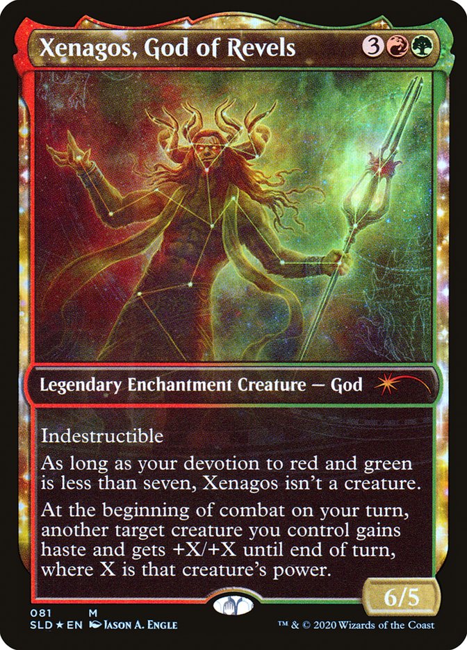 Xenagos, God of Revels (81) - [Foil, Showcase] Secret Lair Drop (SLD)