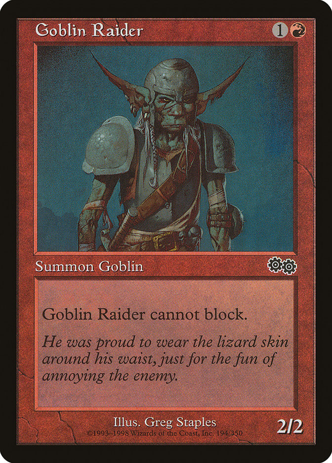 Goblin Raider - [Retro Frame] Urza's Saga (USG)