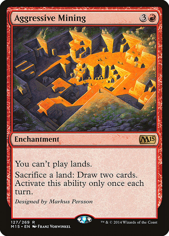 Aggressive Mining - [Foil] Magic 2015 (M15)