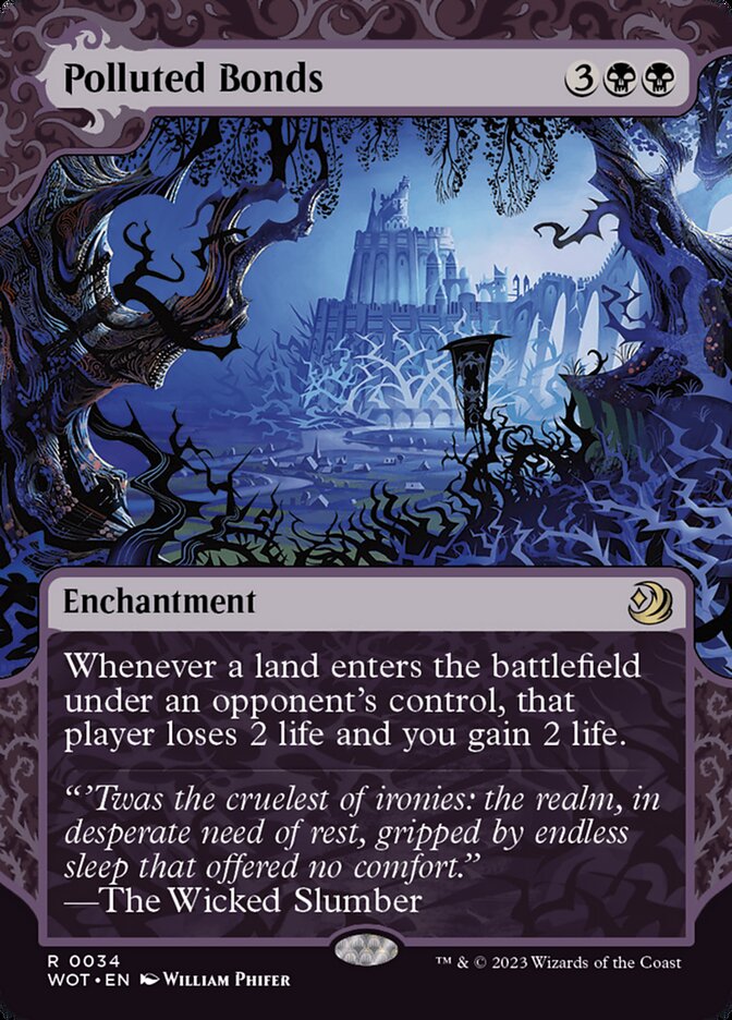 Polluted Bonds - [Showcase] Wilds of Eldraine: Enchanting Tales (WOT)
