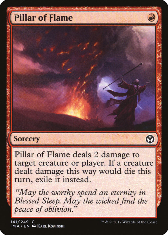 Pillar of Flame - [Foil] Iconic Masters (IMA)