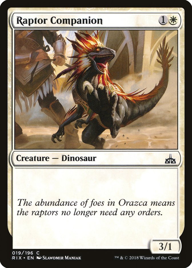 Raptor Companion - [Foil] Rivals of Ixalan (RIX)
