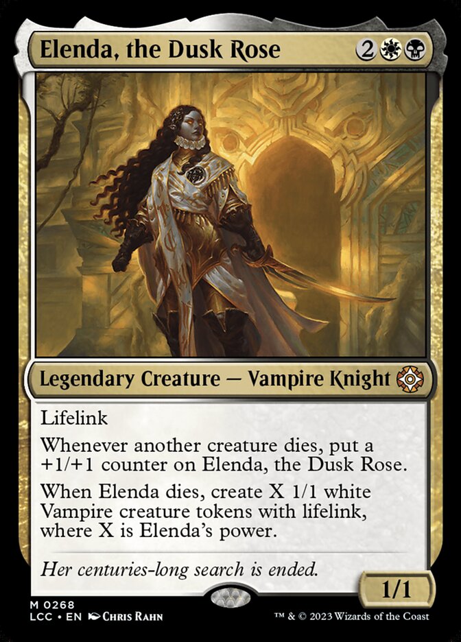 Elenda, the Dusk Rose - Lost Caverns of Ixalan Commander (LCC)